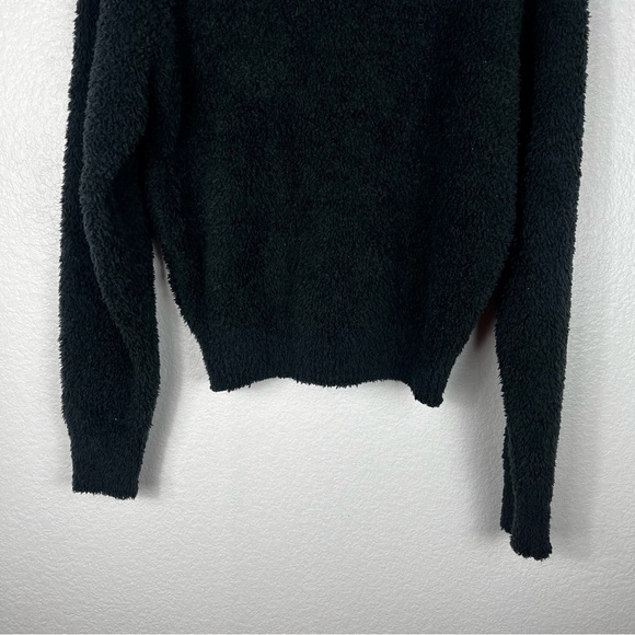Skims sweater knit unisex black pullover crew neck soft size XXS/S - Picture 10 of 10